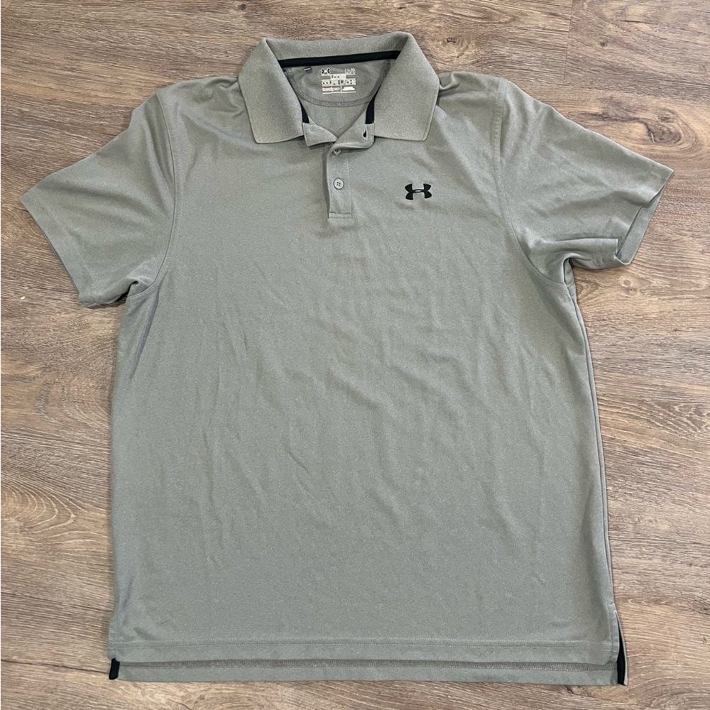 Under Armour Men's Casual Gray Polo Shirt
